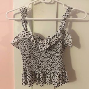 Cheetah print tank top